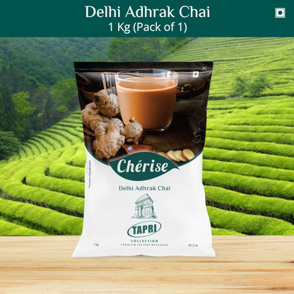 Cherise Tapri Premium Delhi Adhrak Chai, Instant Tea Premix (1 kg Pouch)