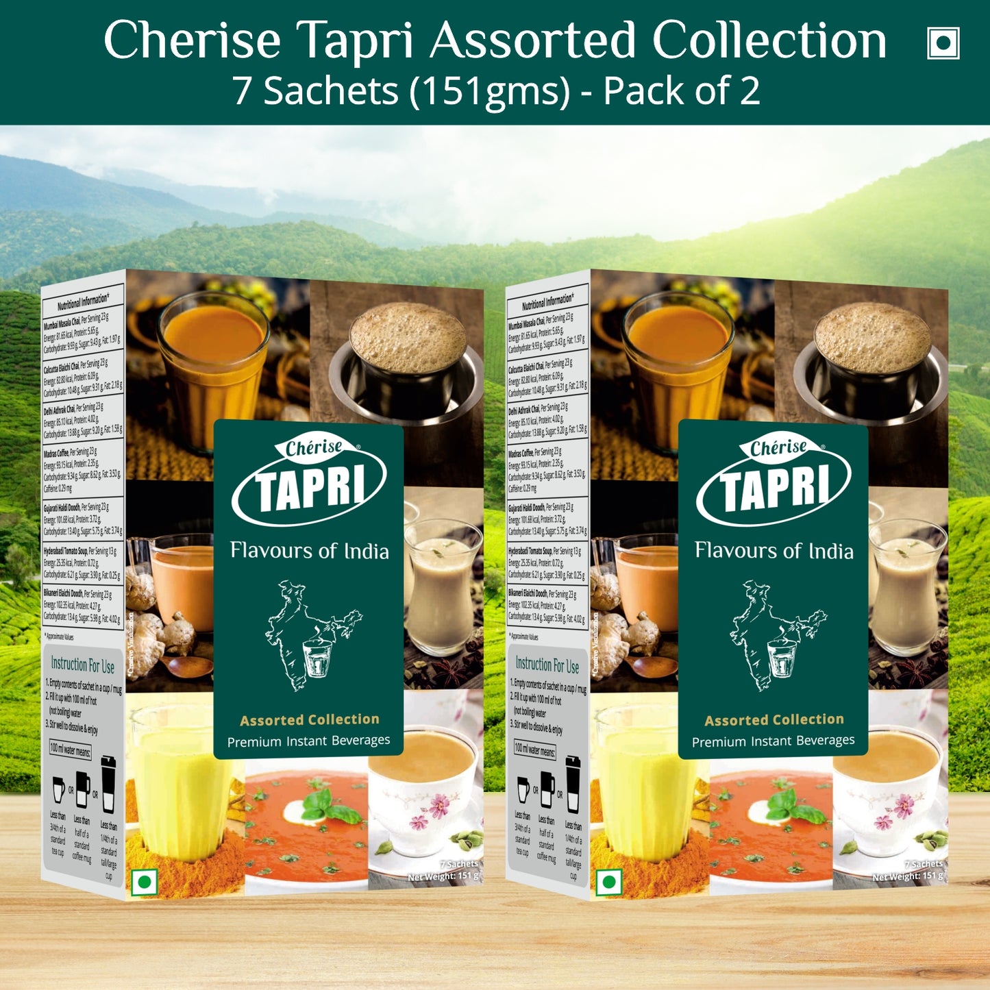 Cherise Tapri Assorted Collection