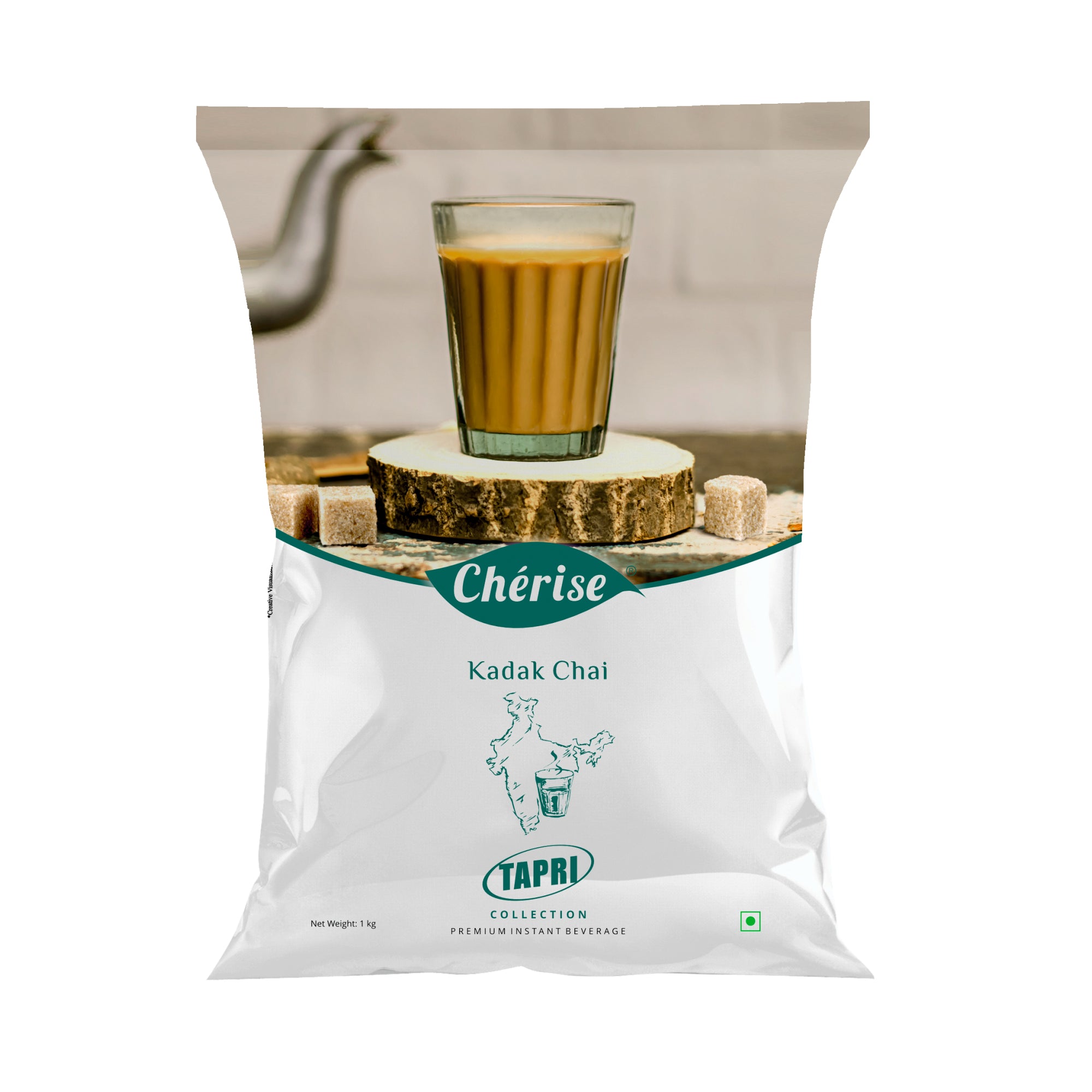 Cherise Tapri Premium Kadak Chai, Instant Tea Premix (1 Kg Pouch)
