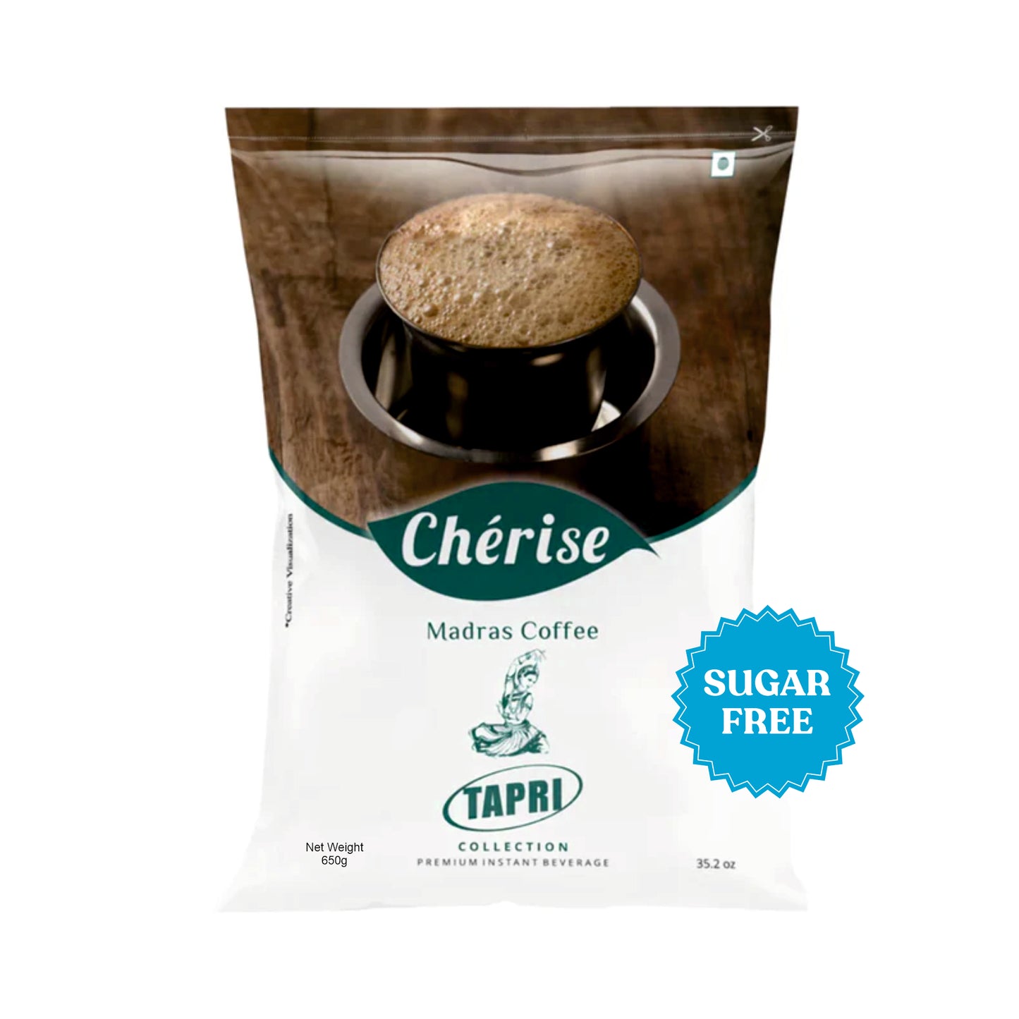 SF Cherise Tapri Premium Madras Coffee Instant Premix (650g Pouch)