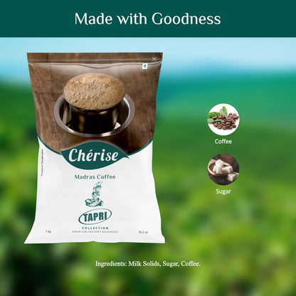 Cherise Tapri Premium Madras Coffee Instant Premix (1 kg Pouch)