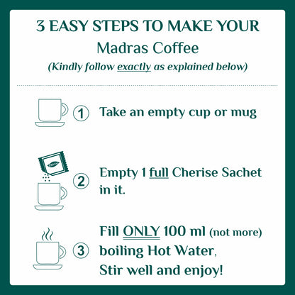 Cherise Tapri Premium Madras Coffee Instant Premix (23 g x 7 Sachets)