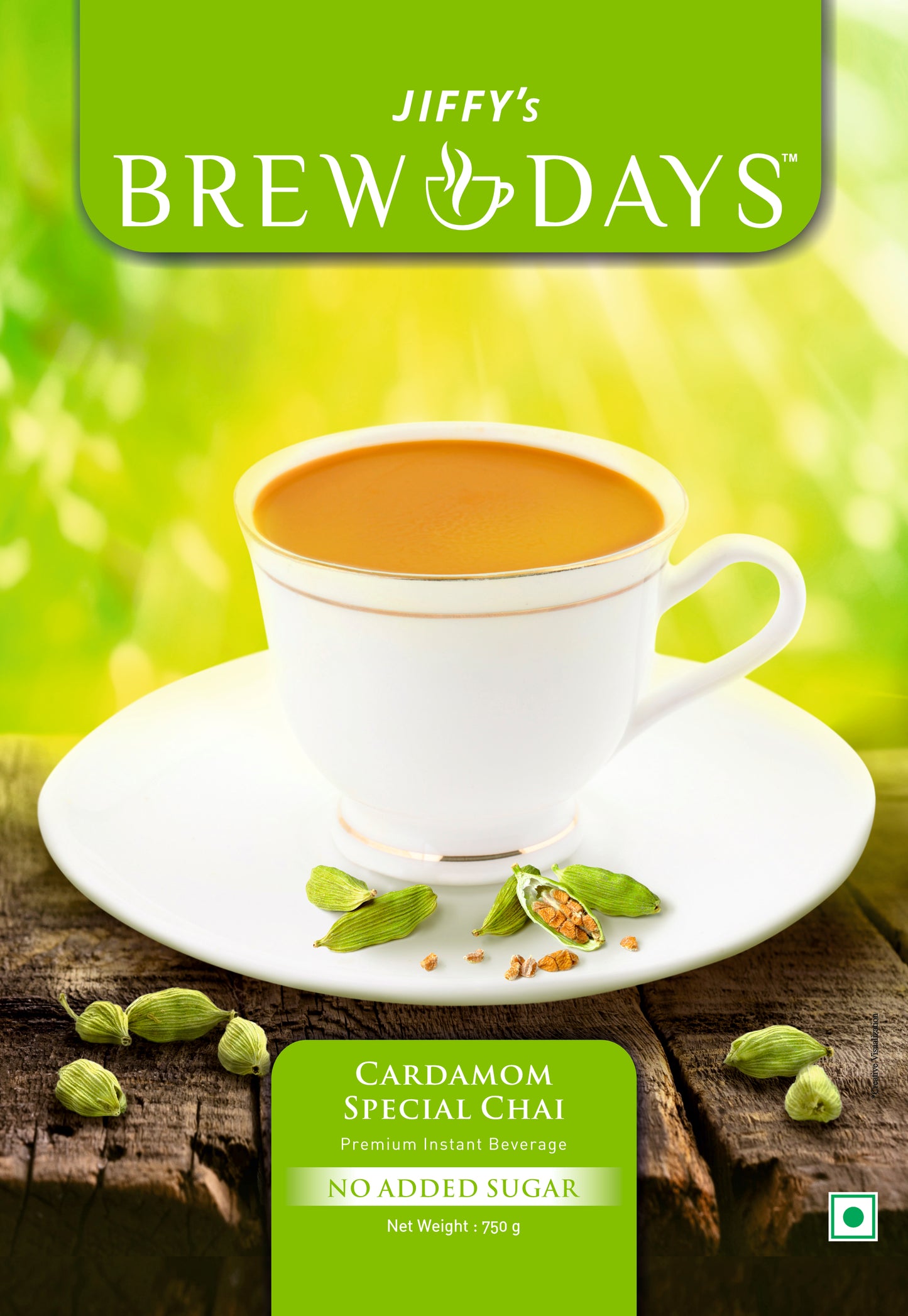 Brewdays Cardamom Special Chai (No added sugar)
