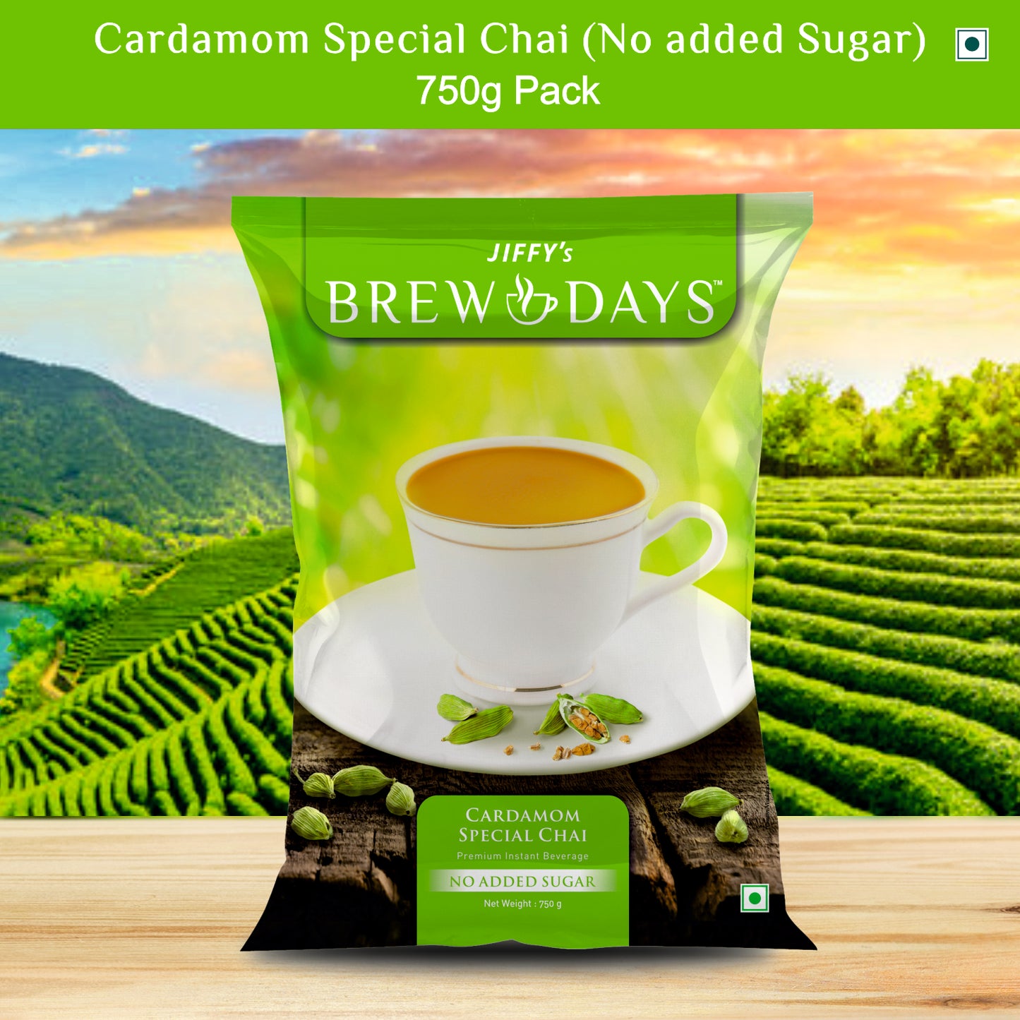 Brewdays Cardamom Special Chai (No added sugar)