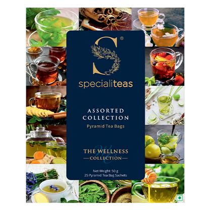Cherise Specialiteas Assorted Black Teas and Green Teas (2 g x 25 Pyramid Tea Bags)