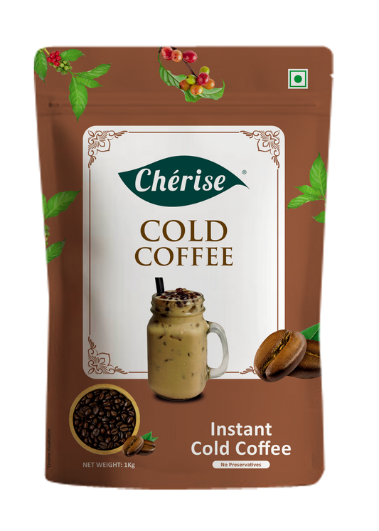 Cherise Cold Coffee, Instant Cold Premix (1kg Pouch)