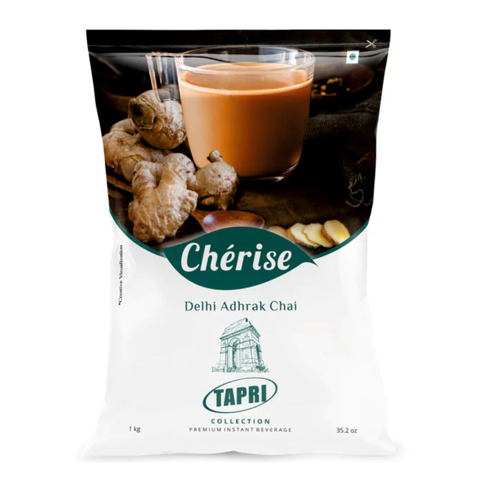 Cherise Tapri Premium Delhi Adhrak Chai, Instant Tea Premix (1 kg Pouc