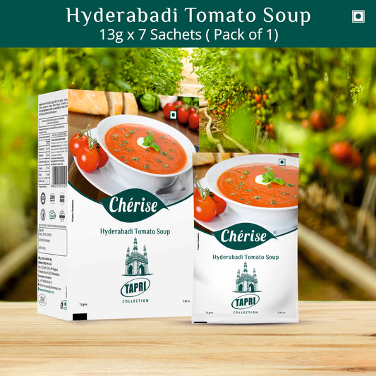 Cherise Tapri Premium Hyderabadi Tomato Soup Premix (13 g x 7 Sachets)