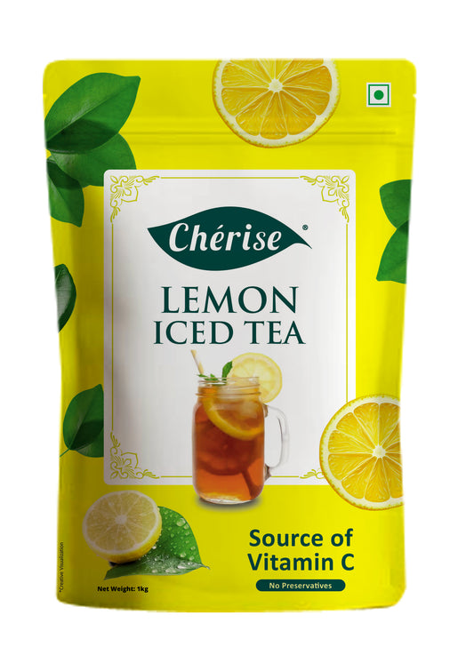 Cherise Lemon Iced Tea, Instant Cold Tea Premix (1kg Pouch)