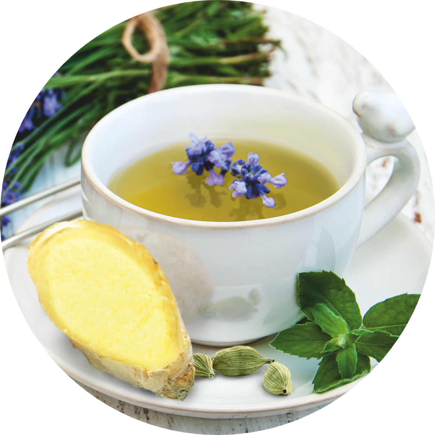 CARDAMOM LAVENDER GREEN TEA POD