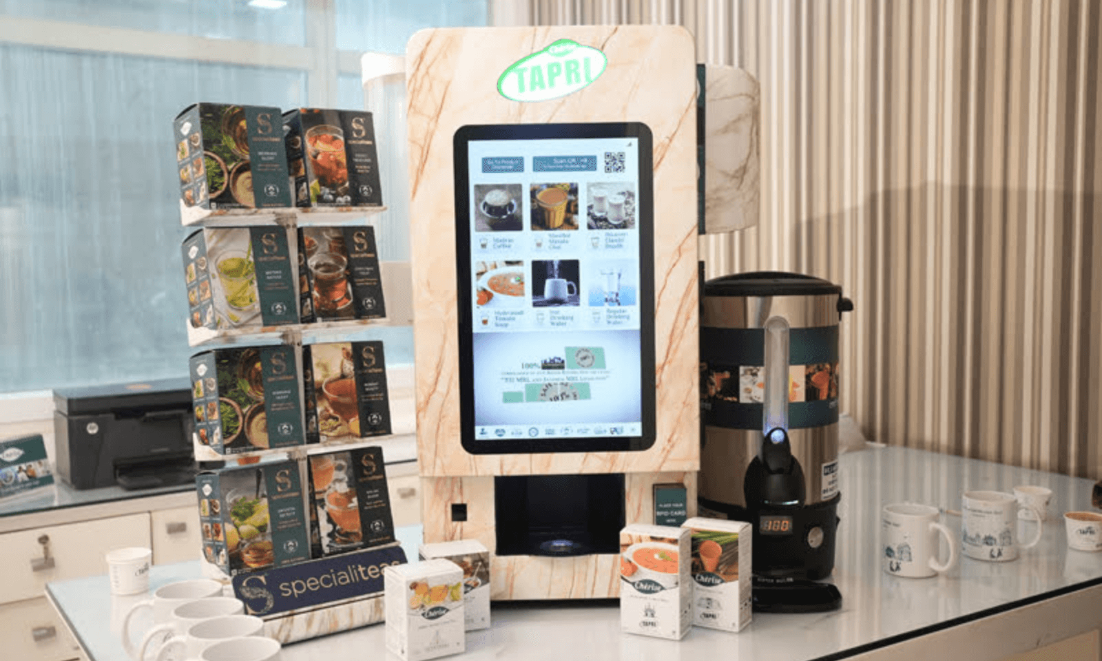 Smart Tea Coffee Vending Machine | Cherise Tapri