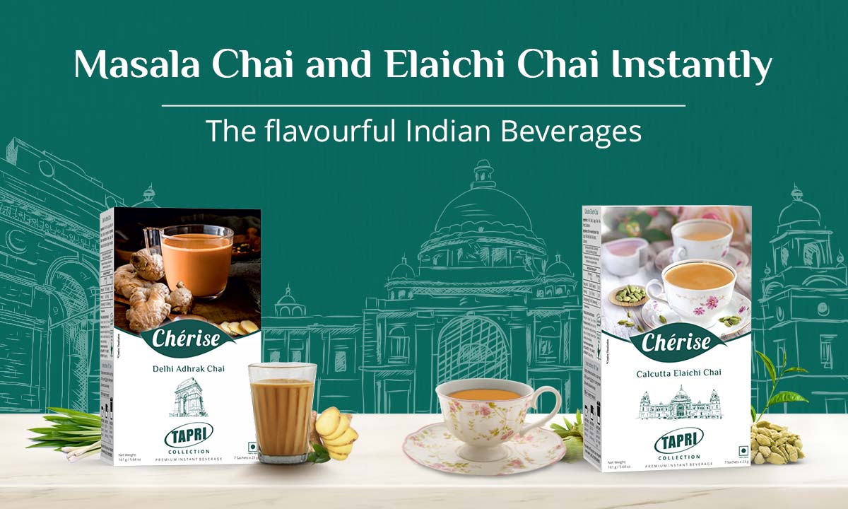 Experience Masala Chai and Elaichi Chai Instantly with Cherise