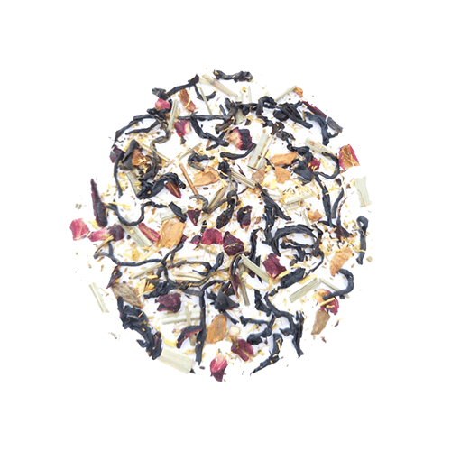 Cherise Specialiteas Winter Wonderland Hibiscus Cinnamon Herbal Black Tea (2 g x 25 Pyramid Tea Bags)