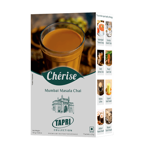 Cherise Tapri Premium Mumbai Masala Chai, Instant Tea Premix (23 g x 7 Sachets)