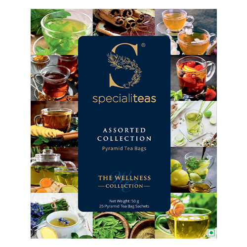 Cherise Specialiteas Assorted Black Teas and Green Teas (2 g x 25 Pyramid Tea Bags)