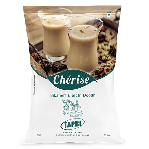 Cherise Tapri Premium Bikaneri Elaichi Doodh, Instant Milk Premix (1 Kg Pouch)