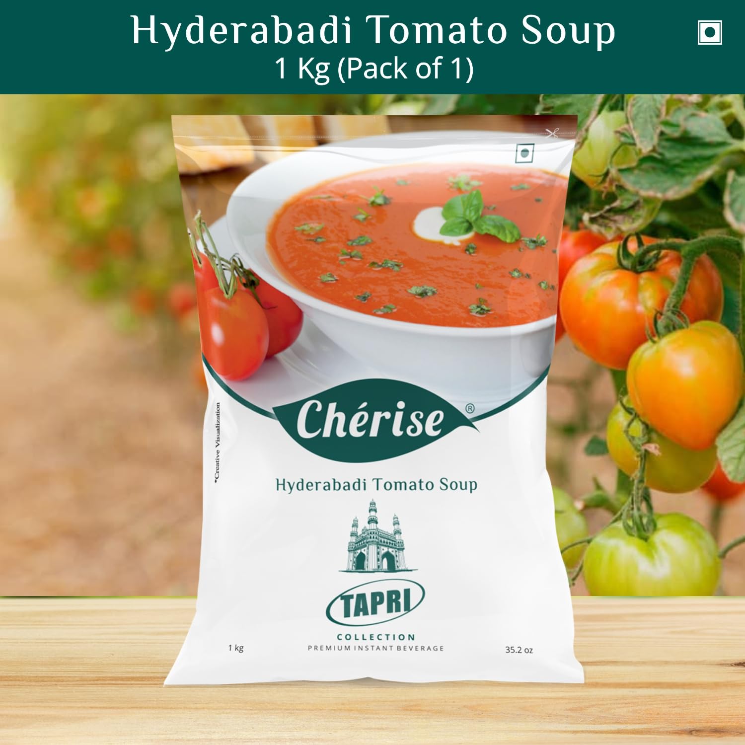 Cherise Tapri Premium Hyderabadi Tomato Soup Premix (1 kg Pouch)