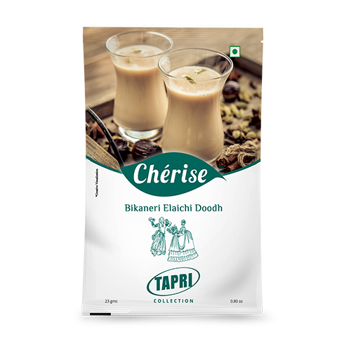 Cherise Tapri Premium Bikaneri Elaichi Doodh, Instant Milk Premix (23 g x 7 Sachets)