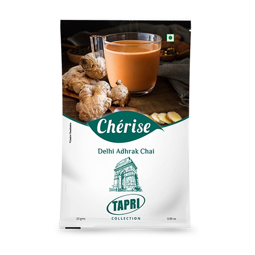 Cherise Tapri Premium Delhi Adhrak Chai, Instant Tea Premix (23 g x 7 Sachets)