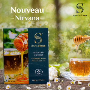 cherise-specialiteas-nouveau-nirvana-chamomile-honey-herbal-green-tea-25-tea-bags-x-2-gm-50-gm-100-natural-farm-fresh-range-of-exotic-teas-and-herbs