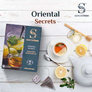 cherise-specialiteas-oriental-secrets-honey-lemon-herbal-green-tea-25-tea-bags-x-2-gm-50-gm-100-natural-farm-fresh-range-of-exotic-teas-and-herbs