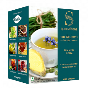 cherise-specialiteas-summery-fiesta-cardamom-lavender-herbal-green-tea-25-tea-bags-x-2-gm-50-gm-100-natural-farm-fresh-range-of-exotic-teas-and-herbs