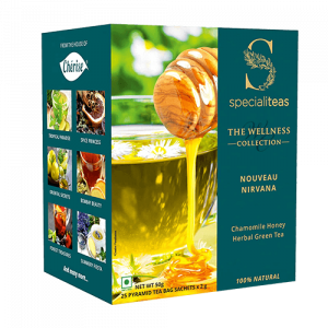 cherise-specialiteas-nouveau-nirvana-chamomile-honey-herbal-green-tea-25-tea-bags-x-2-gm-50-gm-100-natural-farm-fresh-range-of-exotic-teas-and-herbs