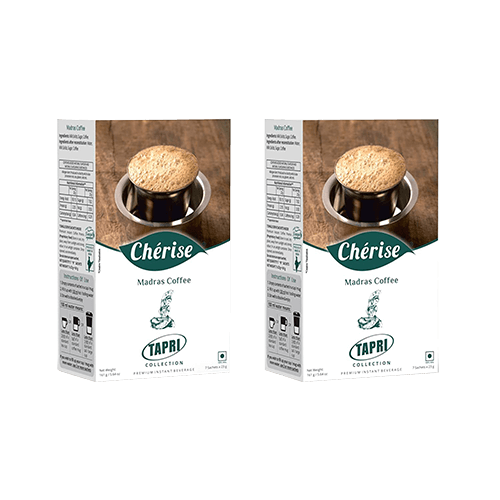 Cherise Tapri Premium Madras Coffee Instant Premix, 23 g x 7 Sachets (Pack of 2)